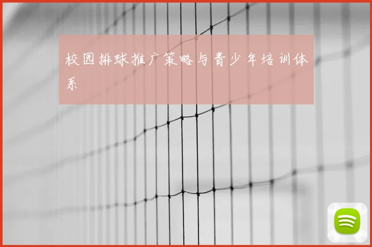 校园排球推广策略与青少年培训体系